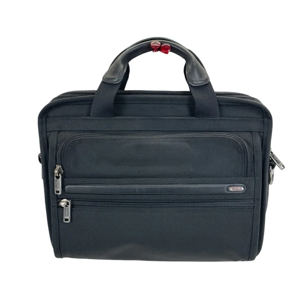 Tumi Nylon Portfolio Organizer Bag OS Black
